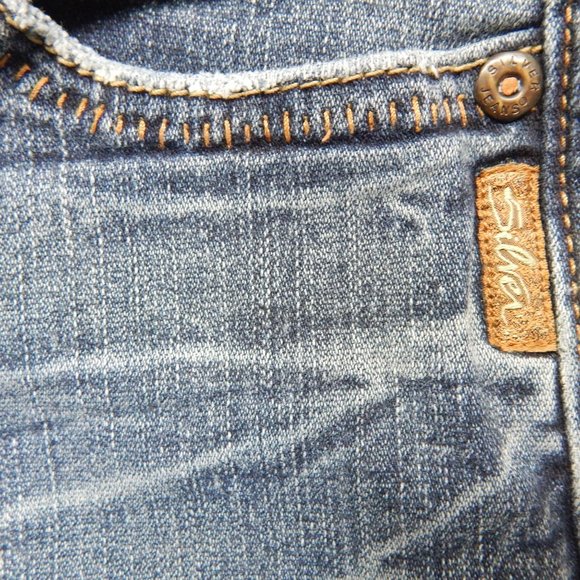 Silver Womens Cropped Straight Denim Jeans Size 31 - Picture 4 of 15